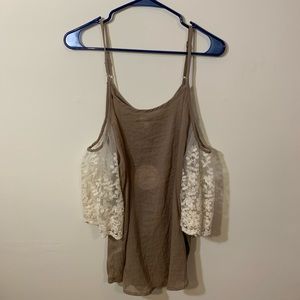 Lacey Cold Shoulder Top